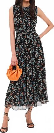 Ulla Johnson Celestina Silk Dress In Night Shade