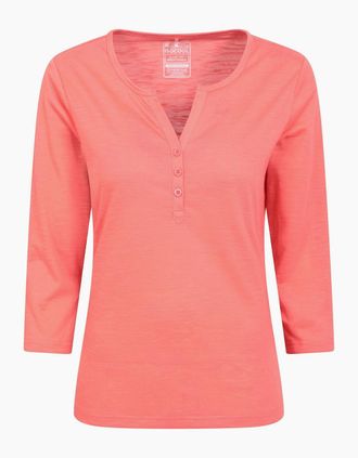 Mountain Warehouse Womens Mountain Warehouse Womens/Ladies Paphos Quick Dry UV Protection Top - Pink/Orange/Red - Size: 16