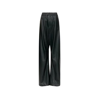 Maison Margiela Dames, Broeken, Zwart, Maat: S