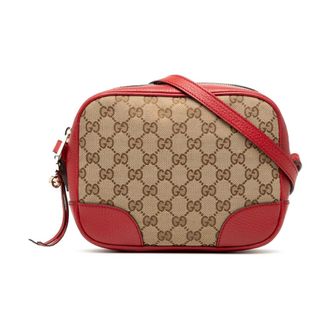 Gucci Pre-owned Camera Crossbody Bag - Dames - Vintage Schoudertas - Bruin - ONE Size - Vintage