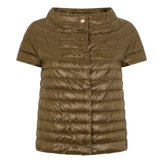 Herno Down Jackets, female, Brown, Size: 2XL Emilia Down Jacket