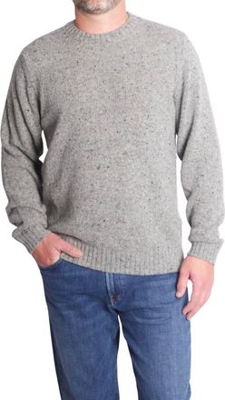 Sams&oslash;e & Sams&oslash;e Sanataniel Crewneck Sweater In Grey Melange