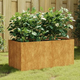 vidaXL Maceta De Acero Corten 80x40x40 Cm Vidaxl