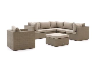 Forza Furniture Forza Cecita hoek loungeset 7-delig 6-zits