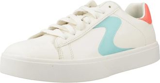 Skechers Eden LX Sneakers - Dames - Sneakers - Beige - 36 EU - Leer - Schoenen