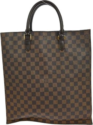 Louis Vuitton Pre-owned Tote Bags, female, Brown, Size: ONE SIZE Pre-owned Vintage Damier Ebene Tote Bag