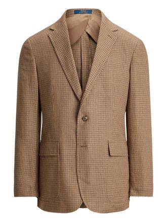 Polo Ralph Lauren checked blazer - Brown