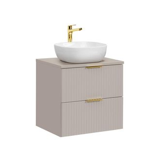 Petits Meubles Mueble lavabo estratificado Beige