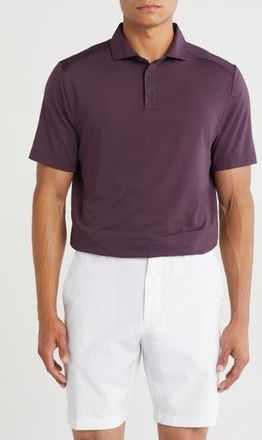 Travis Mathew Heater Pro Stretch Knit Polo in Plum at Nordstrom Rack, Size Xx-Large