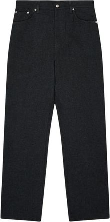 Dries Van Noten Loose Fit Broek - Dames - Jeans - Grijs - Maat: 3XS Katoen