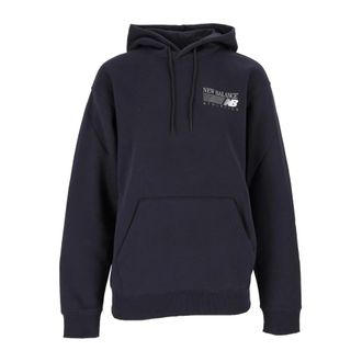 New Balance Felpa con cappuccio Reimagined Fleece - - Sweatshirts & Hoodies - Uomo - Blu - S