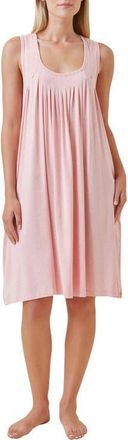 Papinelle Sleepwear Pleated Chemise in Papinelle Pink at Nordstrom, Size Xx-Large