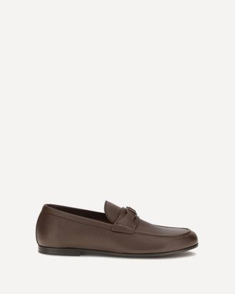 Valentino Garavani VLogo Signature Loafers in deer leather Male 40.5