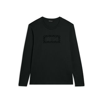 Freddy T-shirt comfort manica lunga con retro stampato