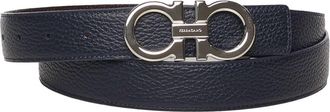 Ferragamo Leather Gancini Belt