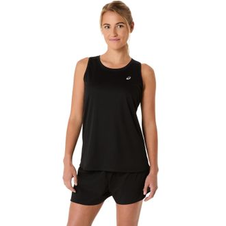 Asics Lauftop ASICS ASICS CORE TANK, Damen, Gr. XS, schwarz (performance schwarz), Obermaterial: 100% Polyester, Rundhals, Tops Lauftop, f&uuml;r Sportmode, f&uuml;r 