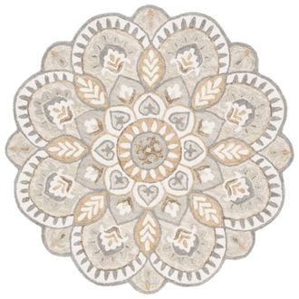 Safavieh Alfombra lana marfil/beige 183 x 183 cm