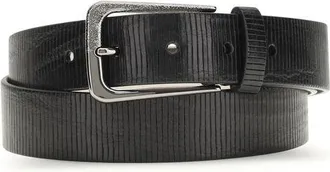 Brunello Cucinelli Black Calf Leather Bos Taurus Regular Womens Belt