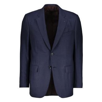 Ermenegildo Zegna Blazers, male, Blue, XL, Classic Lapel Collar Jacket