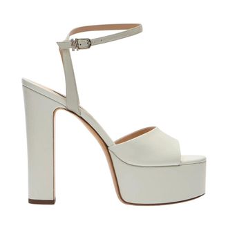 Casadei High Heel Sandals, female, Beige, Size: 6 1/2 US Patty Dream Lac Platform Sandals
