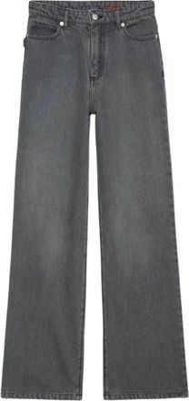 Zadig&Voltaire Jeans a vita alta dal taglio dritto - - Jeans - Donna - Grigio - W26