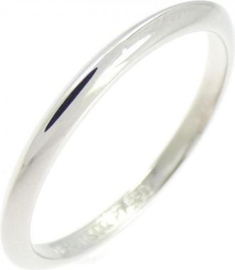 Tiffany & Co. Silver Platinum 950 Band Ring (Pre-Owned)