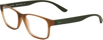 Lacoste Unisex 51mm Brown Matte Opticals
