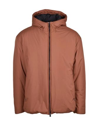 Hev&ograve; Rust Polyester Padded Coat
