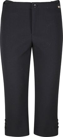 Victoria Beckham Tab Detail Cropped Trouser