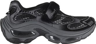 Ash Zwarte Su&egrave;de Sneakers met Technische Stof - Dames - Sneakers - Zwart - 40 EU - Su&egrave;de - Schoenen