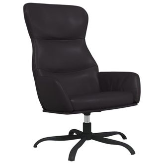 vidaXL Sill&oacute;n De Relax De Cuero Sint&eacute;tico Negro Vidaxl