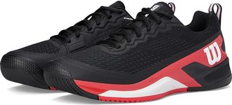 Wilson Rush Pro 4.5 Mens Shoes Black/Infrared/White : 11.5 D - Medium, Synthetic