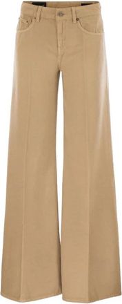 Dondup Marlen Jeans - Dames - Loose Fit Jeans - Beige - W25 - Katoen - Jeans