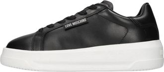 Love Moschino Ja 15195G1Nia 300Z37 Sneakers - Dames - Sneakers - Zwart - 38 EU - Leer - Schoenen