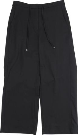 Max Mara Wide Trousers, female, Black, Size: 2XL Floria Wide Trousers