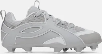 Under Armour Mens Yard Icon Tpu Cleats Shoes In Gray