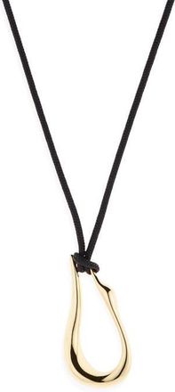 JENNY BIRD Egret Pendant Rope Necklace in High Polish Gold at Nordstrom