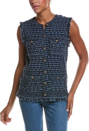 Autumn Cashmere Long Tweed Vest
