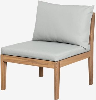 Sklum Sklum - M&oacute;dulo Central Para Sof&aacute; Modular De Jard&iacute;n En Madera De Acacia Filips