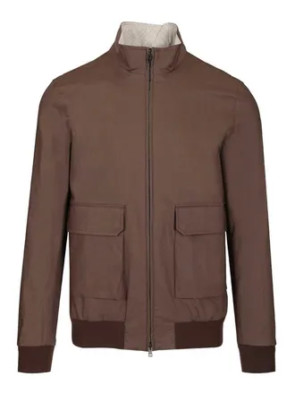 Herno Stretch Cotton Bomber Jacket