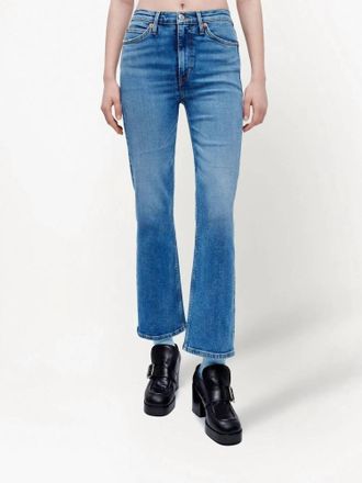Re/Done 70S Crop Boot Jeans In Laguna
