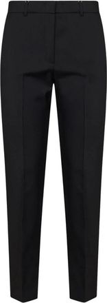 Max Mara Dames, Broeken, Zwart, Maat: XL Wol