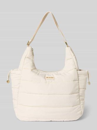 Hey Marly Handtasche mit Label-Applikation Modell Alltime Buddy in Ecru, Gr&ouml;&szlig;e 1