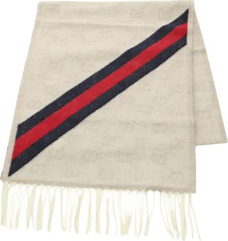 Gucci Sciarpa in lana con motivo GG anni 2020 - Toni neutri