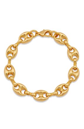 Savvy Cie Jewels 18K GOLD PLATED GUCCI LINK BRACELET