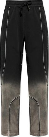 Off-white Losvallende broek - Heren - Wijde Broeken - Zwart - XL - Katoen - Broeken