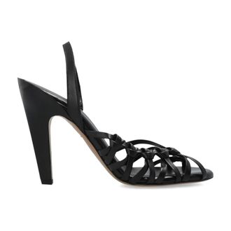 Chlo&eacute; High Heel Sandals, female, Black, Size: 8 1/2 US Estra Heeled Sandal