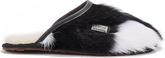 Australia Luxe Womens Heiress Black Slippers - Size Small