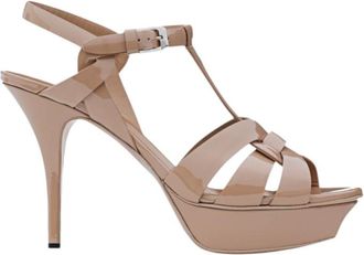 Saint Laurent Peach Tribute Heels