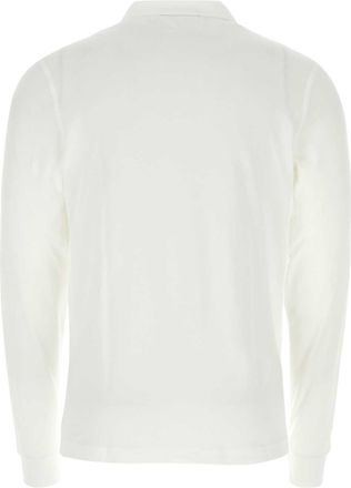 Fred Perry Mens White Piquet Polo Shirt Cotton T-shirts And Polos